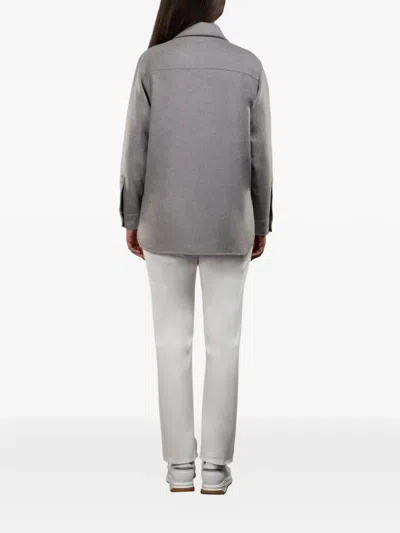 Moorer Kinsale Buttoned Jacket In Gray