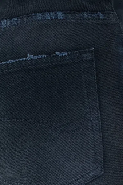 Balenciaga Women Blue Five-pocket Jeans With Curved Waist And Faded Effect In Cotton Woman