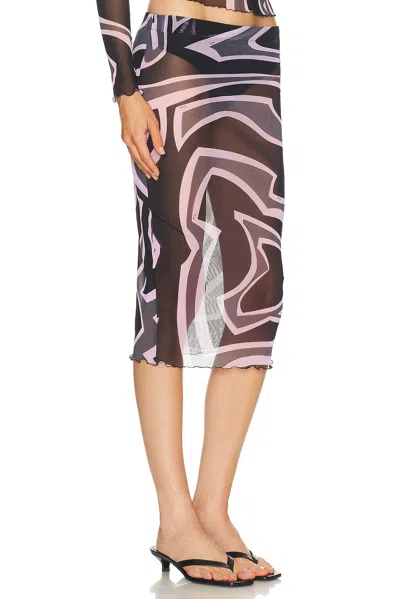 Pucci Midi Skirt In Multi