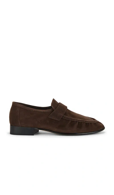 Tony Bianco Gatsby Loafers Espresso Suede In Brown