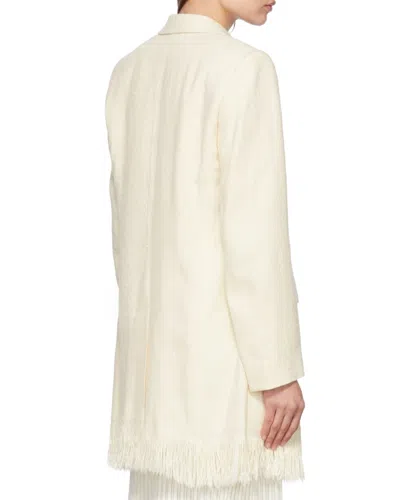 Chloé Cut Short Coat In White