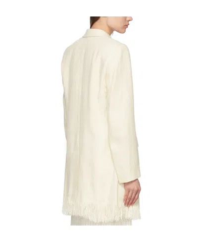 Chloé Cut Short Coat In White