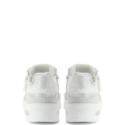 Giuseppe Zanotti Gz-ghost Zip Embellished Sneakers In Gray