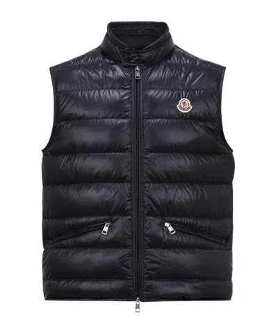 Moncler Gui Packable Down Gilet In Blue