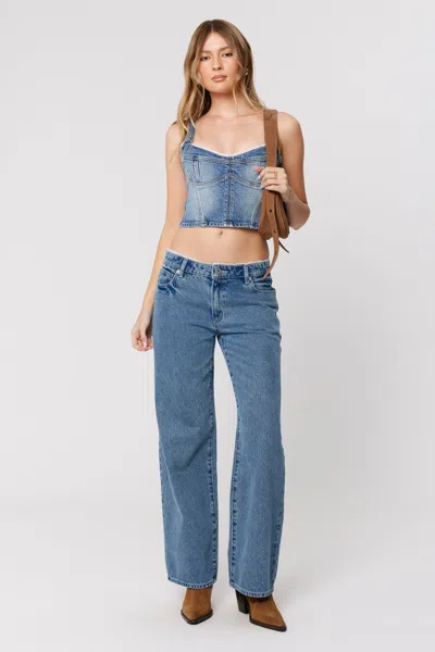Abrand Jeans Us 99 Low Baggy Selena Lace Recycled