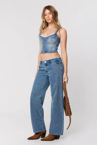 Abrand Jeans Us 99 Low Baggy Selena Lace Recycled