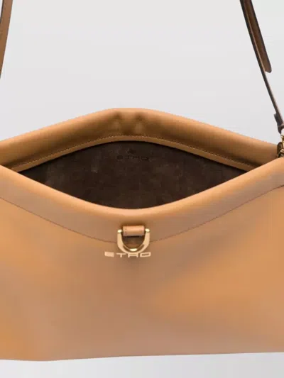 Etro Mini Shoulder Bag Adjustable Strap Hardware In Brown