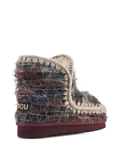 Mou Eskimo 18 Wool Ankle Boots In Multi
