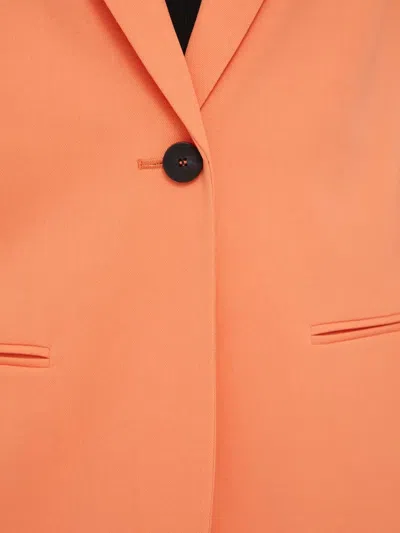 Joop Buttoned Blazer In Orange