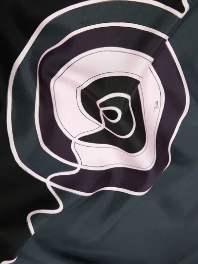 Pucci Triangle Scarf Abstract Pattern Design In Multi