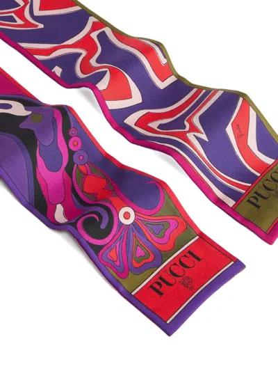 Pucci Mixed-print Scarf In Multi