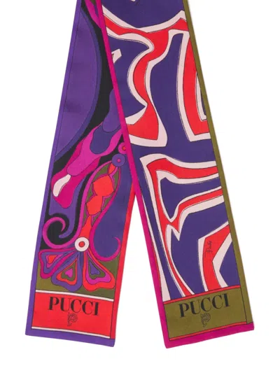 Pucci Mixed-print Scarf In Multi
