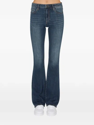Armani Exchange Buttoned Jeans In Blue