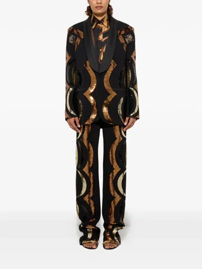 Pucci Collane Embroidered Blazer In Multi