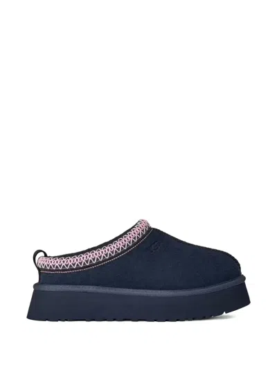 Ugg Platform Trim Mules In Blue