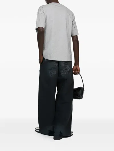 Acne Studios Short Sleeve T-shirt In Gray