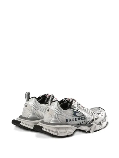 Balenciaga 3xl Split Logo Nylon And Mesh Sneakers In Multi