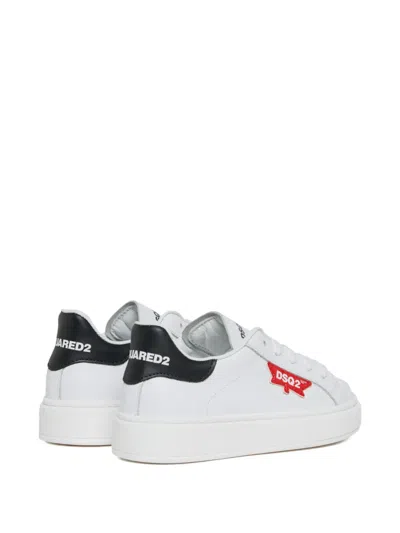 Dsquared2 Logo Sneakers In White