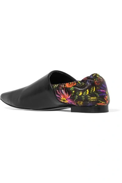 Shop 3.1 Phillip Lim / フィリップ リム Babouche Floral-print Leather Slippers