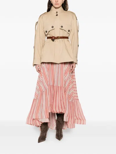 Zimmermann Rebellion Oversized Jacket In Neutral