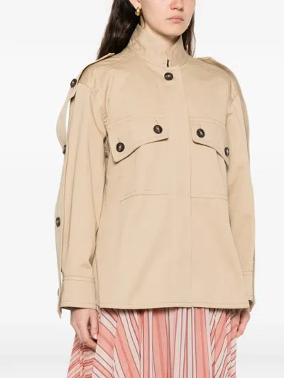 Zimmermann Rebellion Oversized Jacket In Neutral