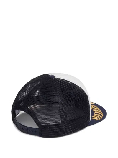 Rhude Usa Sailing Icon Trucker Hat In Blue