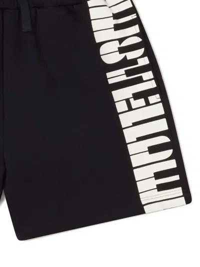Stella Mccartney Lettering Drawstring Shorts In Multi