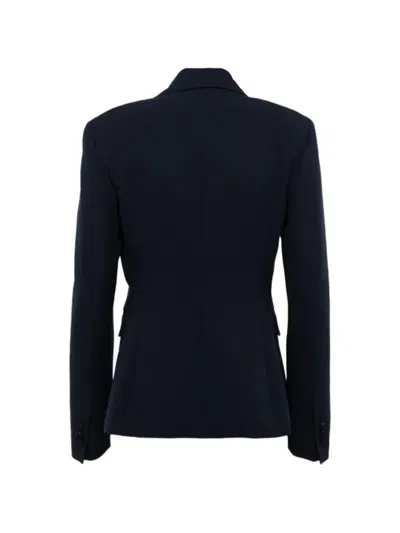 Blugirl Peak-lapel Single-breasted Blazer In Black