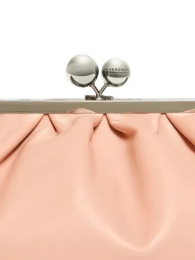 Weekend Max Mara Cubico Handbag Rose In Pink