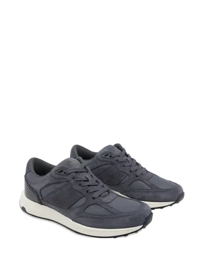 Tod's Mesh Panelled Lace-up Sneakers In Black