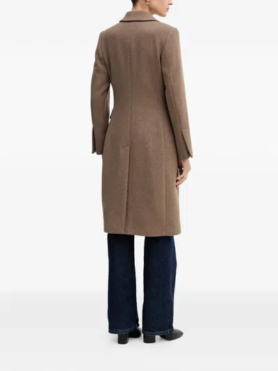 Sisley Paris Buttoned Flap-pockets Single-breasted Coat In Multi