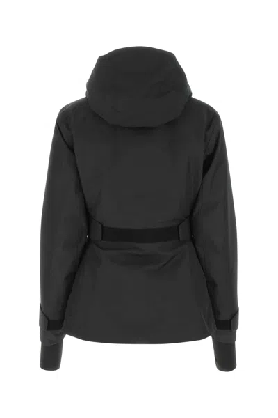 Prada Black Polyester Padded Jacket In Black