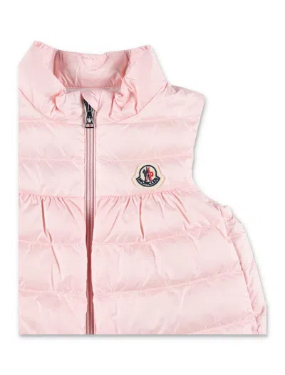 Moncler Hiva Vest Jacket In Pink