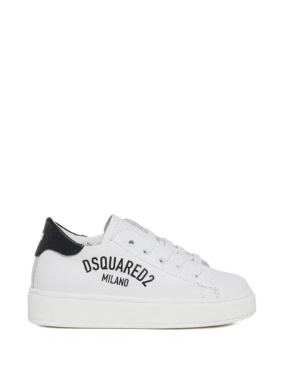 Dsquared2 Logo Sneakers In Multi