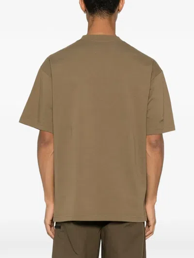 Roa Logo T-shirt In Brown