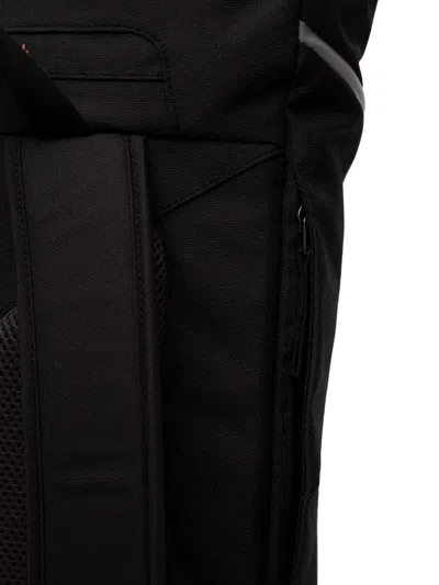 Jack Wolfskin Allspark Roll-top Reflective Backpack In Black