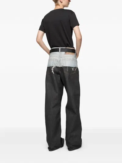 Acne Studios Logo T-shirt In Black