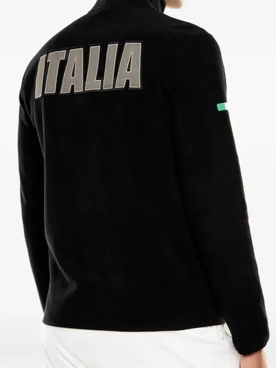 Ea7 Half-zip Sweatshirt In Black