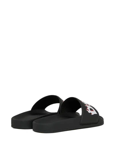 Dsquared2 Graphic-logo Slides In Black