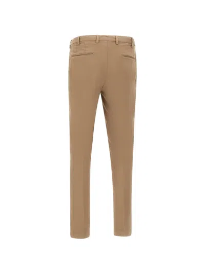 Devore Beige Trousers In Brown