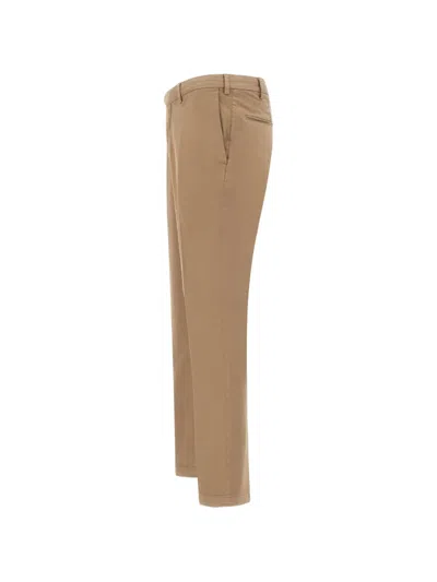 Devore Beige Trousers In Brown