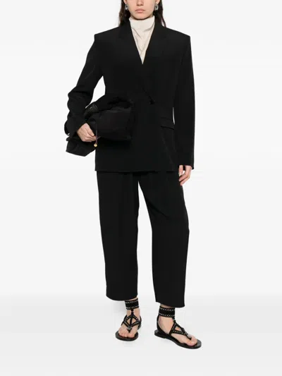 Isabel Marant Calie Double-breasted Jacket In Black