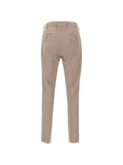 Devore Pleated-details Trousers In Neutral