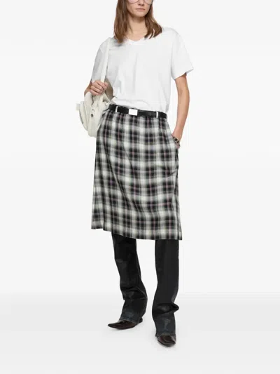 Acne Studios V-neck T-shirt In White