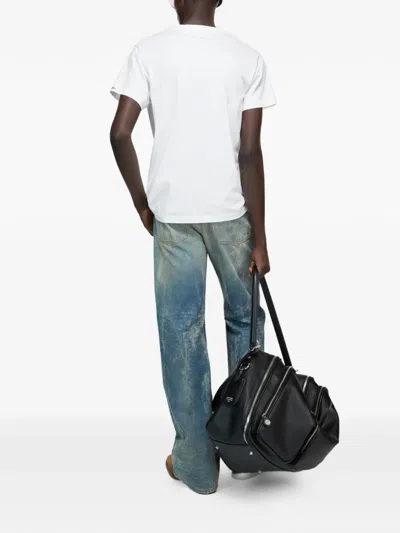 Acne Studios V-neck T-shirt In White