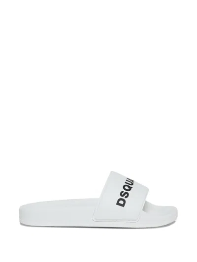 Dsquared2 Logo-detail Slides In White