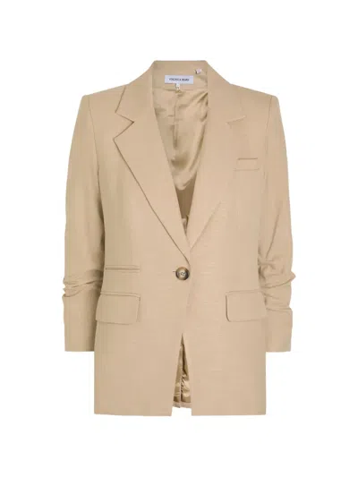 Veronica Beard Battista Dickey Jacket In Stone Khaki In Neutral
