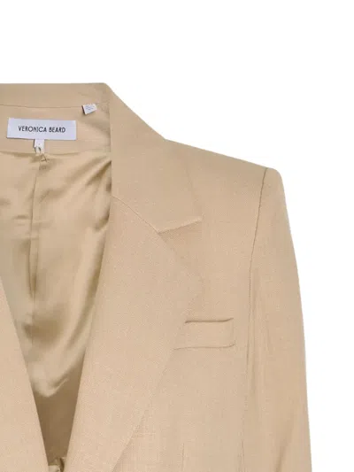 Veronica Beard Battista Dickey Jacket In Stone Khaki In Neutral