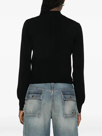 Brandon Maxwell Aubrey Button-up Cardigan In Black
