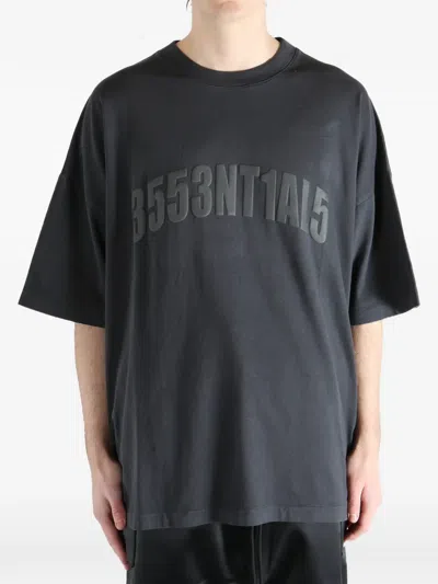 Essentials Embossed T-shirt In Gray